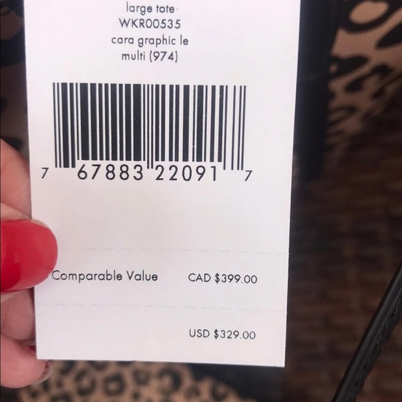 Kate Spade Leopard Tote with Wallet Set - Picture 4 of 7